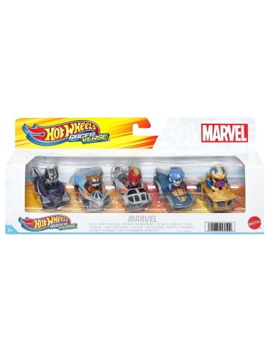 Pack Marvel 5 Coches (Black...