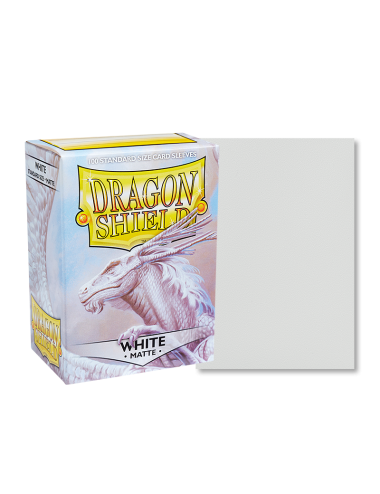 White Matte Dragon Shield...