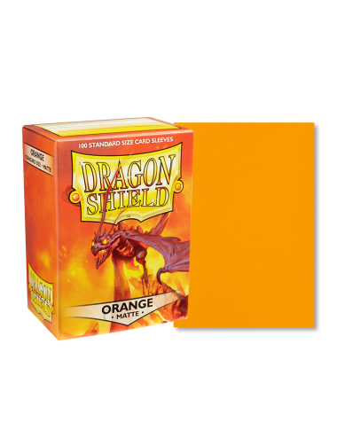 Orange 100 Matte Sleeves...