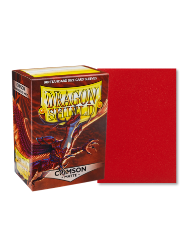 Crimson 100 Matte Sleeves...