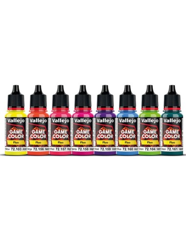 Fluorescent Color Set Vallejo