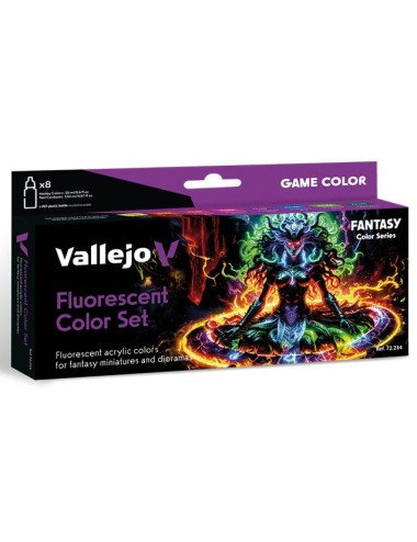 Fluorescent Color Set Vallejo