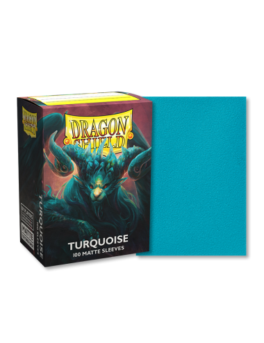 Turquoise 100 Matte Sleeves...