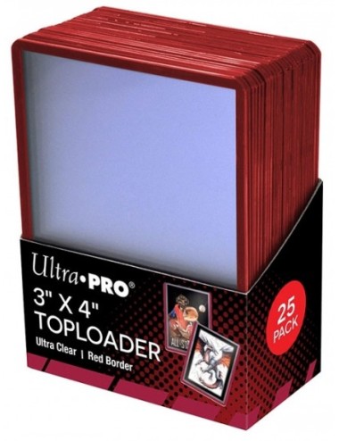 Red Border Toploader 3" x...