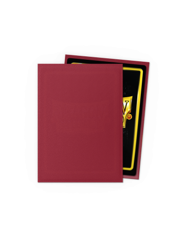 Blood Red 100 Matte Sleeves...